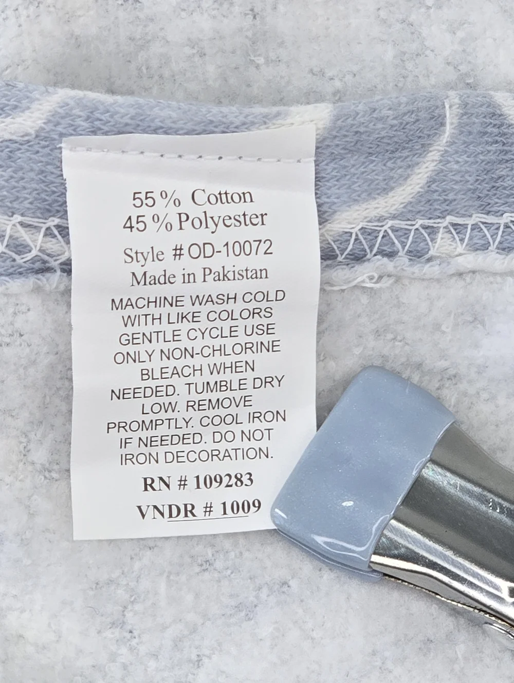 Ocean Drive Tropical Floral Knit Beach Shorts Blue White Size M - Picture 4 of 6